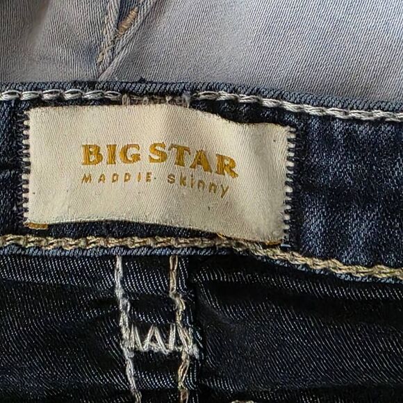 Big Star Maddie Skinny Jeans Women’s 32R Dark Wash - Picture 7 of 10